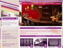 Tablet Screenshot of hotel-angleterre-versailles.fr